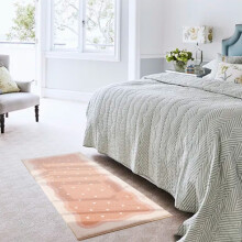 Soft bedroom rug flocking non-slip large size