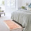Soft bedroom rug flocking non-slip large size 1