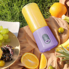 USB töltős turmixgép - Hordozható smoothie turmixgép 6 rozsdamentes acél pengével, autóban is használható, ideális tároláshoz