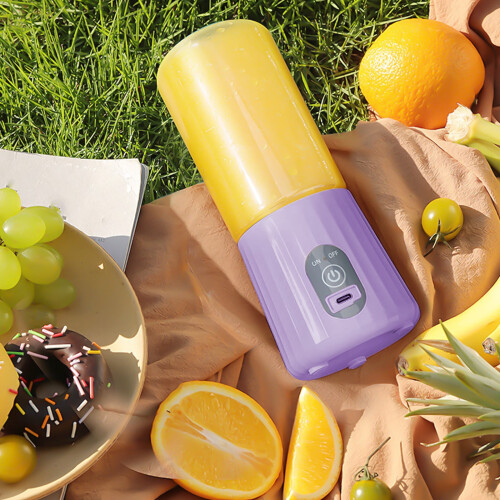 Μπλέντερ φόρτισης USB - Φορητό μπλέντερ για smoothie με 6 λεπίδες από ανοξείδωτο ατσάλι,
