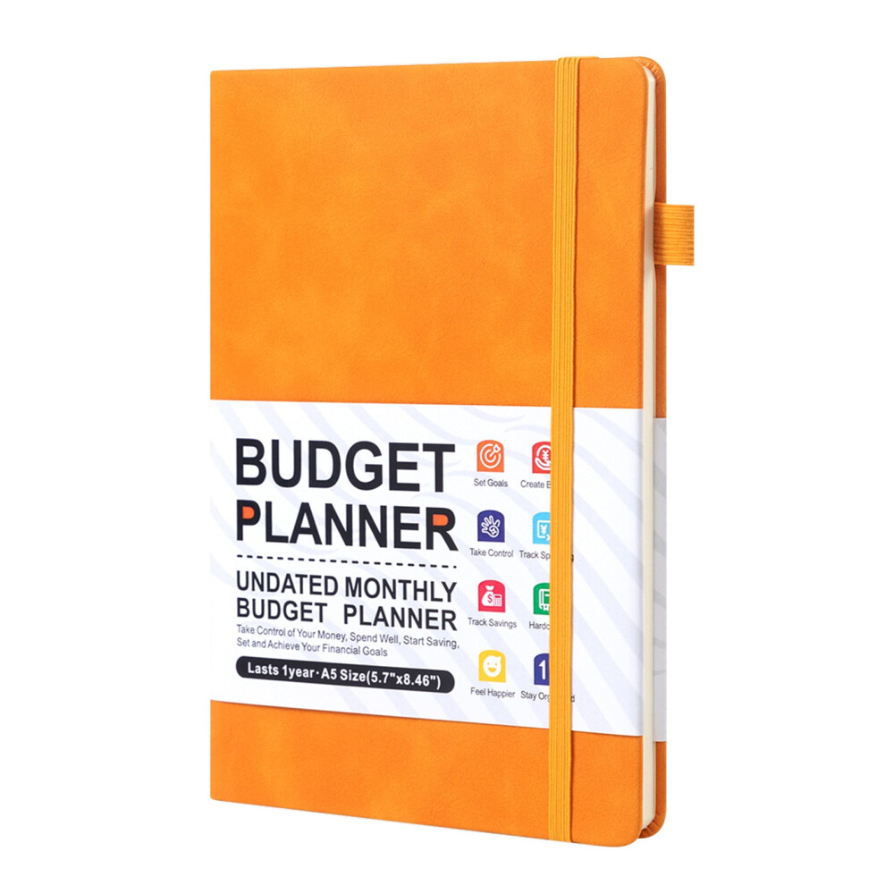 Spiral Notebook Bill Organizer and Budget Planner Orange-image-OPC-PW5PSGM-NEW