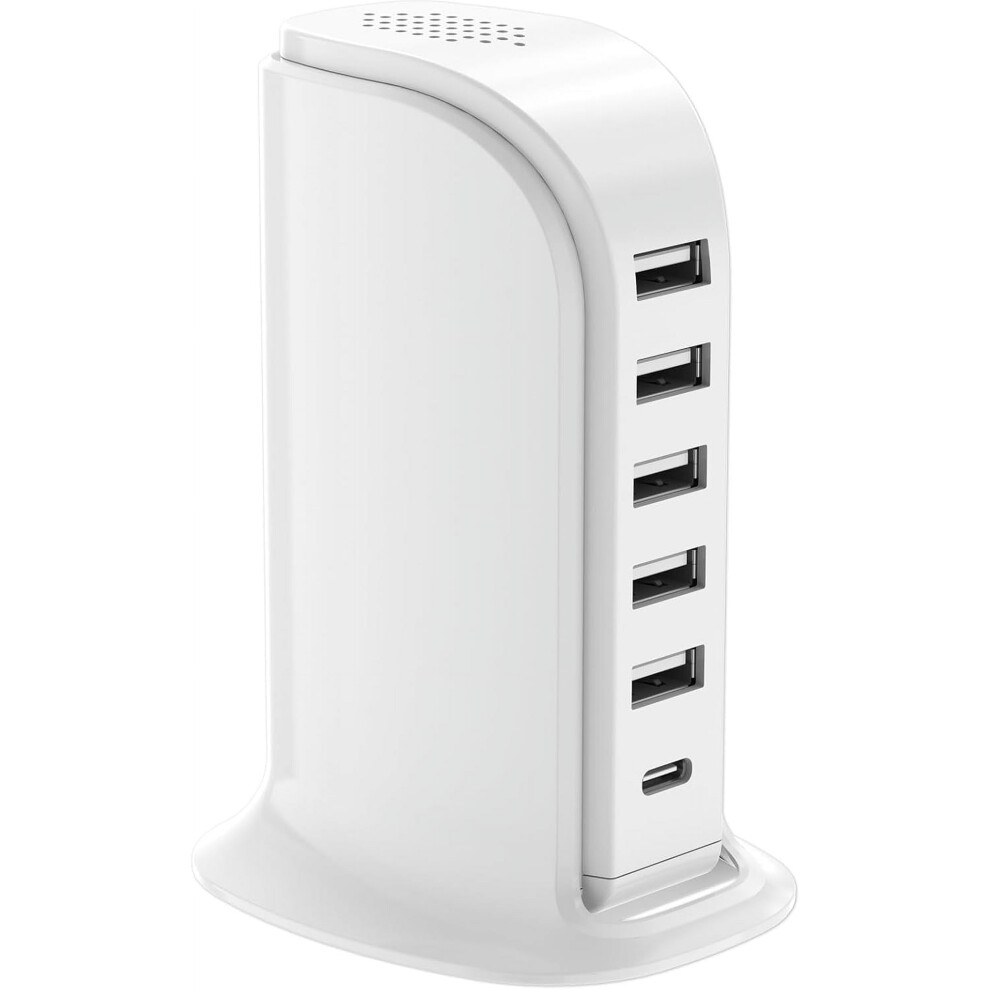 Usb Charging Station With 5 Usb And 1 Type-C Port 908436123747
