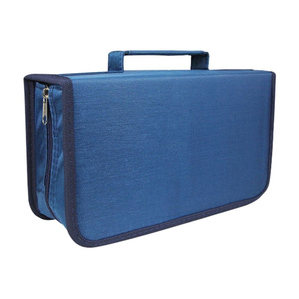 Dvd Cd Holder With Zipper Storage Case For 128 Discs 972745902898