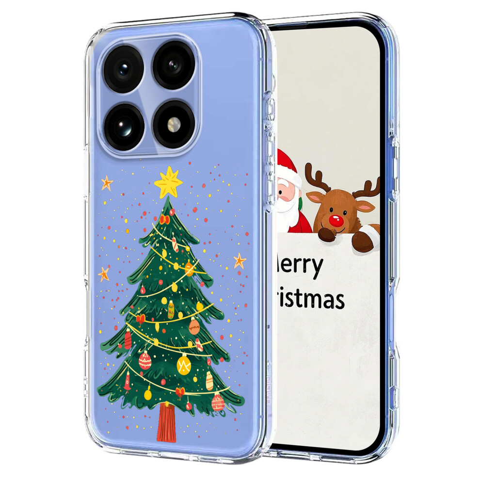 (Christmas Tree) For Xiaomi 15T Case Christmas Themed Pattern Printing Tpu Phone Back Cover 6914293630520
