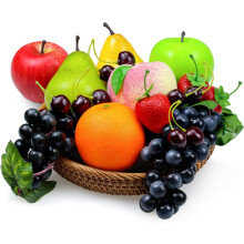Realistisches Deko-Obst-Set – 16-teilig