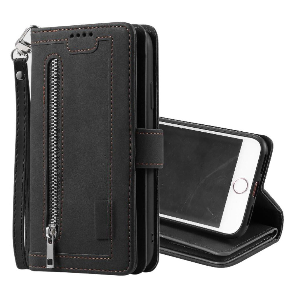 Flip Case For Iphone Se 2020 And 2022 With 9 Card Slots, Pu 971050022246