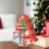 Christmas tree tin box for cookies and candy storage 4