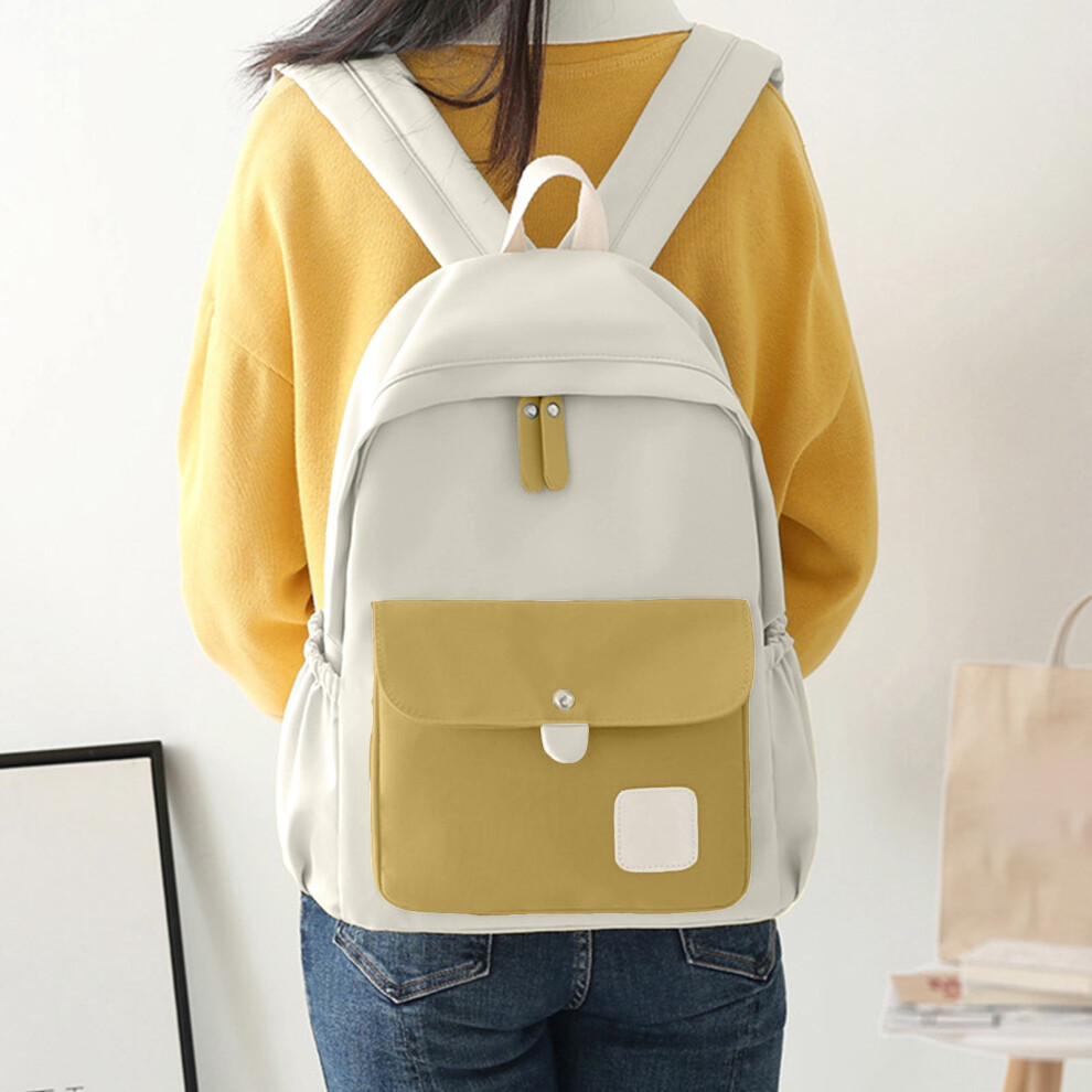 Laptop Backpack Water-Resistant 15.3 Inch Yellow 908436128230