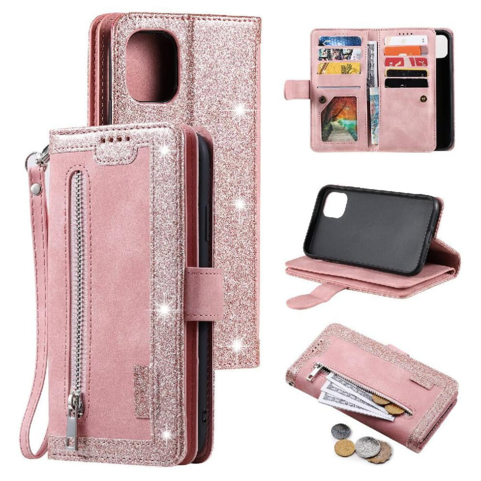 Flip Wallet Case For Iphone 14 Plus, Pu Leather, 9 Card 971050022338
