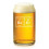 Bierdosenglas (16 oz) mit Periodensystem-Design 1