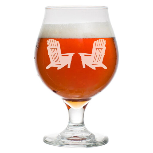 Belgian Beer Tulip Glass 16 oz Stemmed