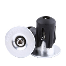 Eatbuy aluminum handlebar end plugs 2 pcs silver