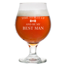 Verre tulipe à pied pour bière belge, 47 cl