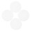 White silica gel sealing plug set for lunch box 4 pcs 1