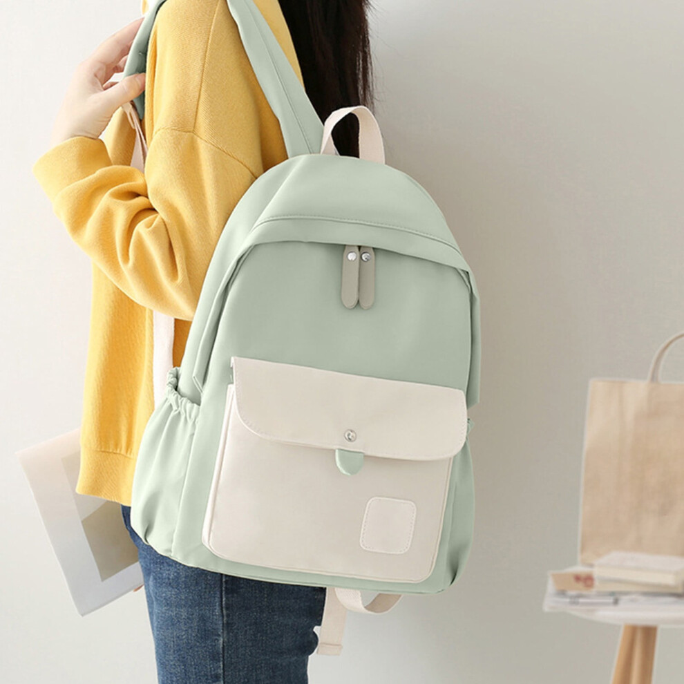 Laptop Backpack Water-Resistant 15.3 Inch Green 908436128247
