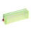 Kafsov nylon mesh pencil case transparent green 2