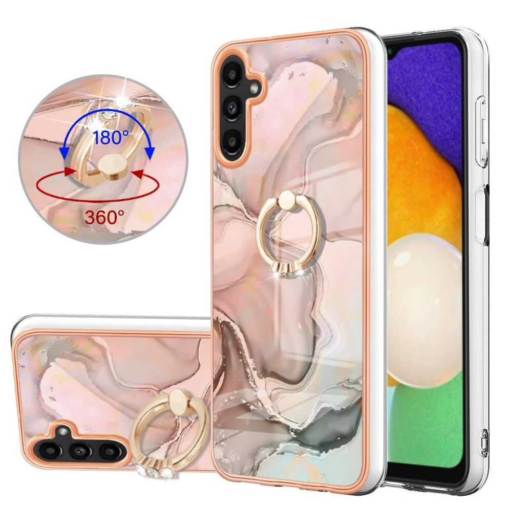 Samsung Galaxy A54 5G Case Bumper Rotatable Ring Marble Tpu 971050024011