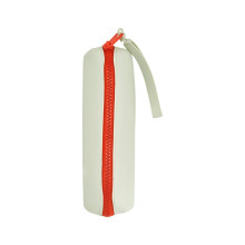 Silicone Pencil Case Rectangular White 1pc