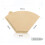 Natural Brown Unbleached Cone Coffee Filters 40 Count 3