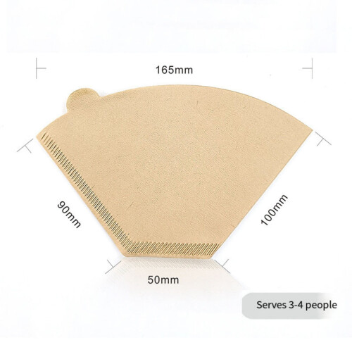 Natural Brown Unbleached Cone Coffee Filters 40 Count 2
