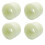 PU longboard wheels 2.6" x 2" 80A 4 pcs white 1