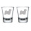 Set van 2 borrelglaasjes, 50 ml, Havanese design 1
