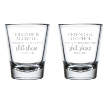 Set van 2 shotglaasjes (1,75 oz) - Grappig cadeau voor je beste vriend(in)