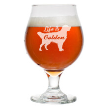 Verre tulipe à pied pour bière belge, 47 cl