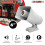 PA Horn Speaker 8Ω 50W Adjustable Mount White 5