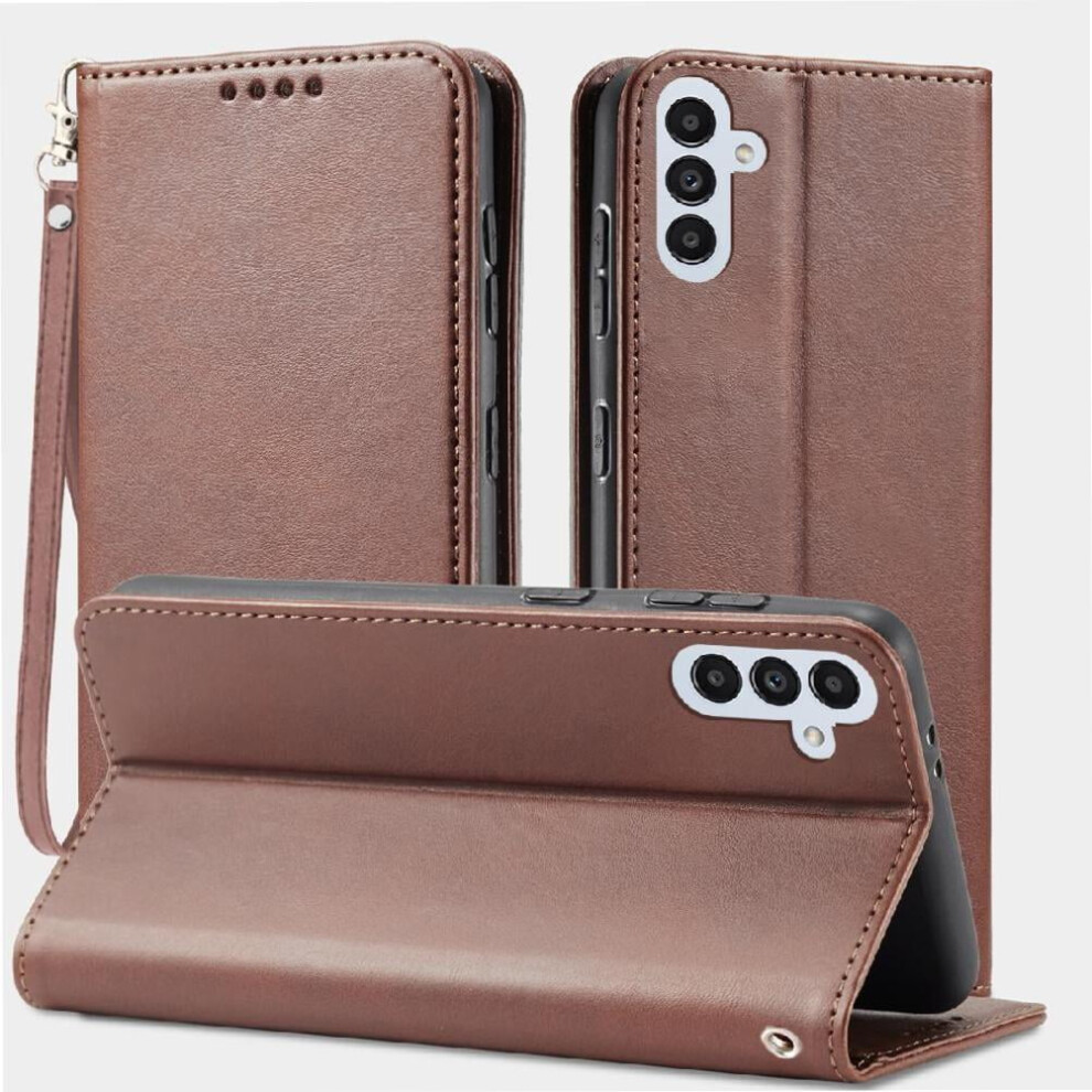 Leather Folio Flip Case For Samsung Galaxy A13 5G And A04s 971050034959