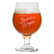 Verre tulipe à pied pour bière belge, 47 cl