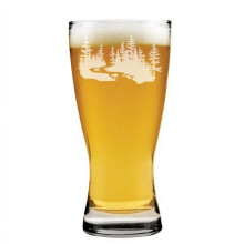 Verre à bière Pilsner 44 cl (15 oz) - Cadeau idéal pour les amoureux de la nature
