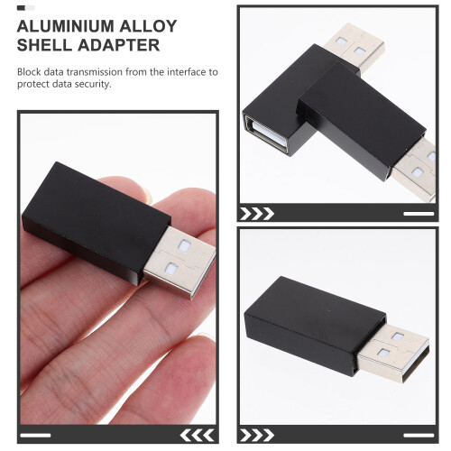 Καλώδιο επέκτασης USB2.0 αρσενικό σε θηλυκό, μαύρο περίβλημα αλουμινίου 1