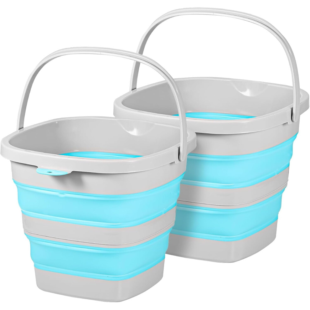 Collapsible Plastic Bucket 10L With Handle 2 Pack 971050021904