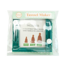 Square plastic tassel maker adjustable DIY tool