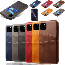 Ag luí le sealbhóir cárta cás iPhone11 - Dearg ag luí le Iphone11