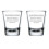 Schnapsgläser-Set, 1,75 oz, 2er-Pack, lustiges Supervisor-Design 1
