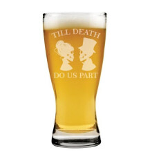Verre à bière Pilsner 44 cl (15 oz) - Cadeau de mariage
