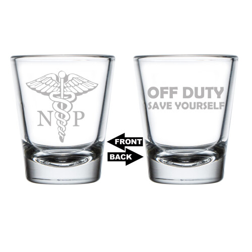 Borrelglas NP Caduceus Design 50 ml