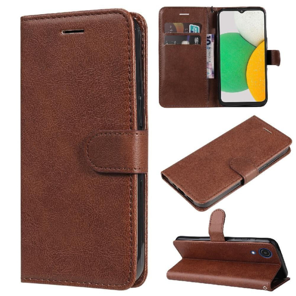 Leather Flip Wallet Case For Samsung Galaxy A03 Core With 971050022826