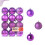 Christmas Ball Ornaments Purple 3 cm 1