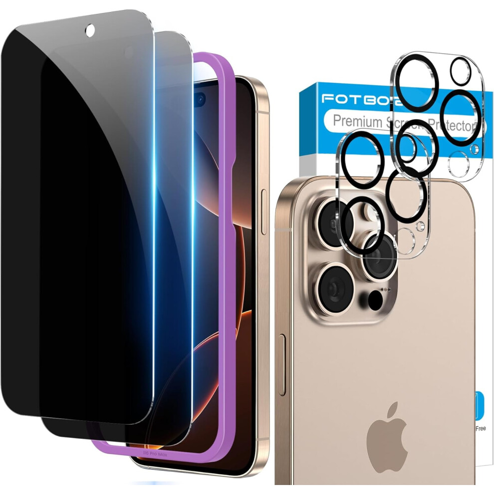 Iphone 16 Pro Max Privacy Screen Protector 2 Pack 908436134682