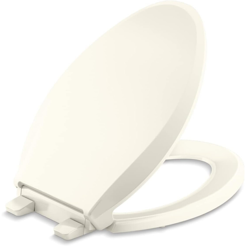 Kohler Cachet Quiet Close Elongated Toilet Seat Biscuit 972745915713