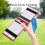 DEWIN leather golf scorecard holder with pencil black 3