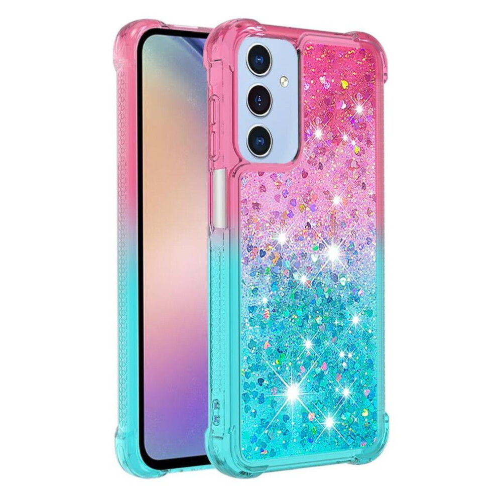 Samsung Galaxy A15 5G Clear Bumper Case With Liquid Glitter 971050035079