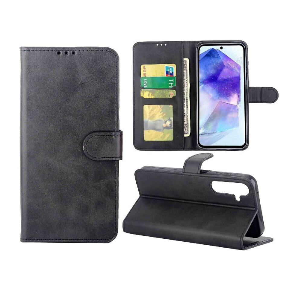 Flip Case For Samsung Galaxy A35 Pu Leather With Kickstand 971050024059