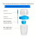 Oatmeal and Yogurt Cup Portable 2-Layer Breakfast Cup with 6