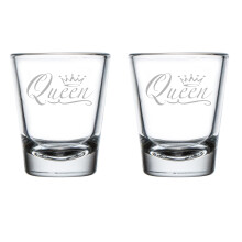 Borrelglaasjes Queen Style 1.75oz Set van 2