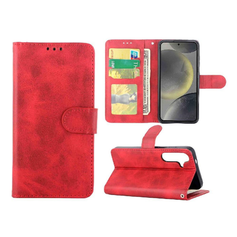 Flip Case For Samsung Galaxy S24 Pu Leather With Card 971050024066