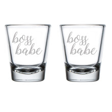 Shotgläser-Set Boss Babe Design, 2 Stück, 50 ml